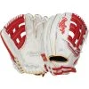 Rawlings Liberty Advanced Limited 2.0 13" Fastpitch Glove-White-Red (Left-Hand Thrower): RLA1306-S Fastpitch Softball Gloves 2 Rawlings Liberty Advanced Limited 2.0 13" Fastpitch Glove-White-Red (Left-Hand Thrower): RLA1306-S Fastpitch Softball Gloves