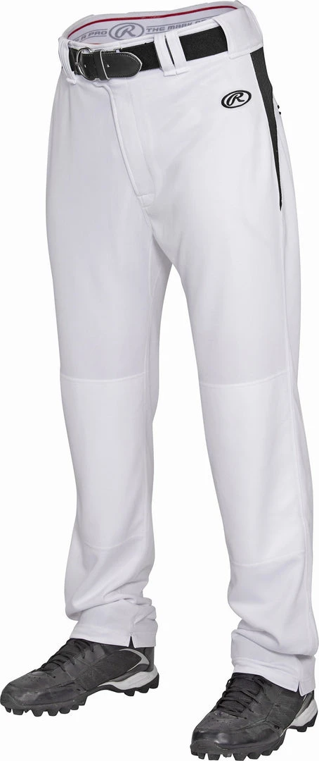 Rawlings Adult Semi-Relaxed V-Notch Plated Baseball Pants: BPVP2 6 Rawlings Adult Semi-Relaxed V-Notch Plated Baseball Pants: BPVP2