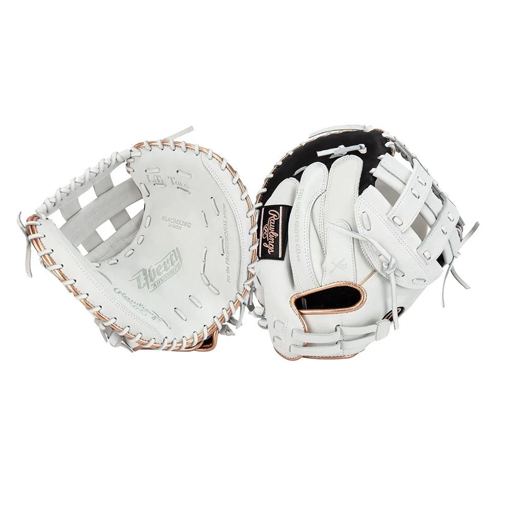 Fastpitch Softball Gloves Rawlings Liberty Advanced 33” Fastpitch Softball Catcher’s Mitt: RLA33CMRG 3 Fastpitch Softball Gloves Rawlings Liberty Advanced 33” Fastpitch Softball Catcher’s Mitt: RLA33CMRG