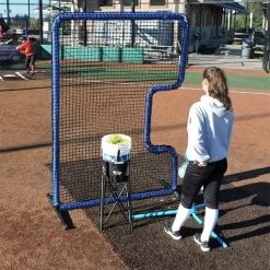 JUGS Blue Series C-Shaped Softball Screen: S1013 Screens & Nets