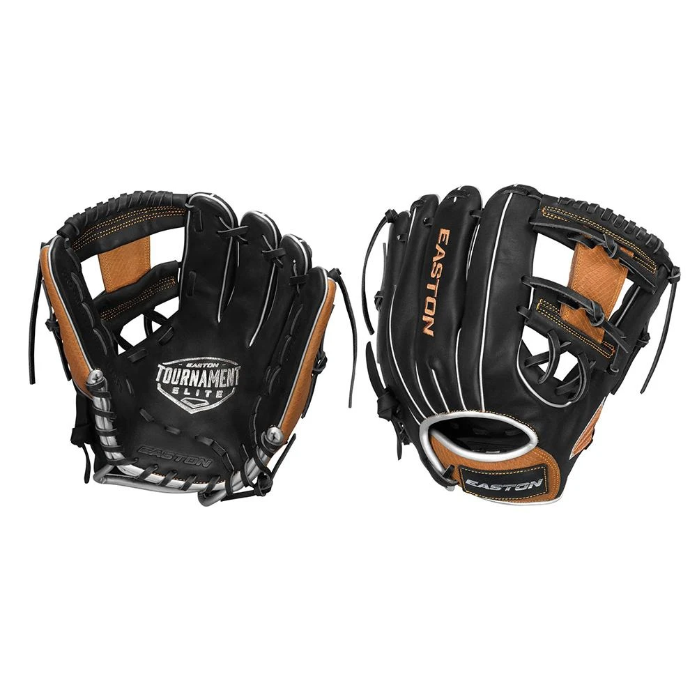 Easton Tournament Elite Transitional Size 11.5" Black/Carmel Baseball Glove: TE115BC Baseball Gloves 3 Easton Tournament Elite Transitional Size 11.5" Black/Carmel Baseball Glove: TE115BC Baseball Gloves