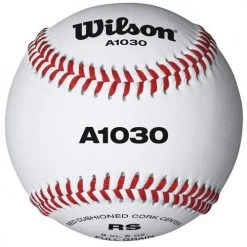 Wilson Sporting Goods Wilson A1030B High School Practice Baseball Raised Seams (Dozen)