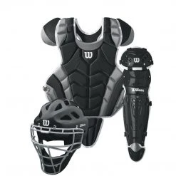 Wilson Sporting Goods Wilson C1K™ Adult Catcher’s Gear Set (NOCSAE Approved): WTA4603 9 Wilson Sporting Goods Wilson C1K™ Adult Catcher’s Gear Set (NOCSAE Approved): WTA4603