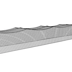 JUGS #9 Cage Twisted Knotted Polyethylene #60 Net 70 X 12 X 12: N1905