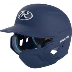 Rawlings Mach Matte Batting Helmet With Extension Flap: MACHEX Batting Helmets