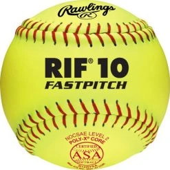 Fastpitch Softballs Rawlings RIF Level 10 Fastpitch ASA Softball - One Dozen: R12RYSA