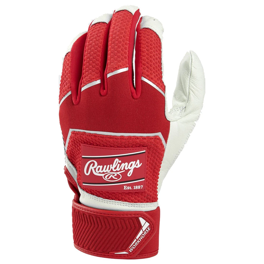 Rawlings Workhorse® Adult Batting Gloves: WH22BG 3 Rawlings Workhorse® Adult Batting Gloves: WH22BG