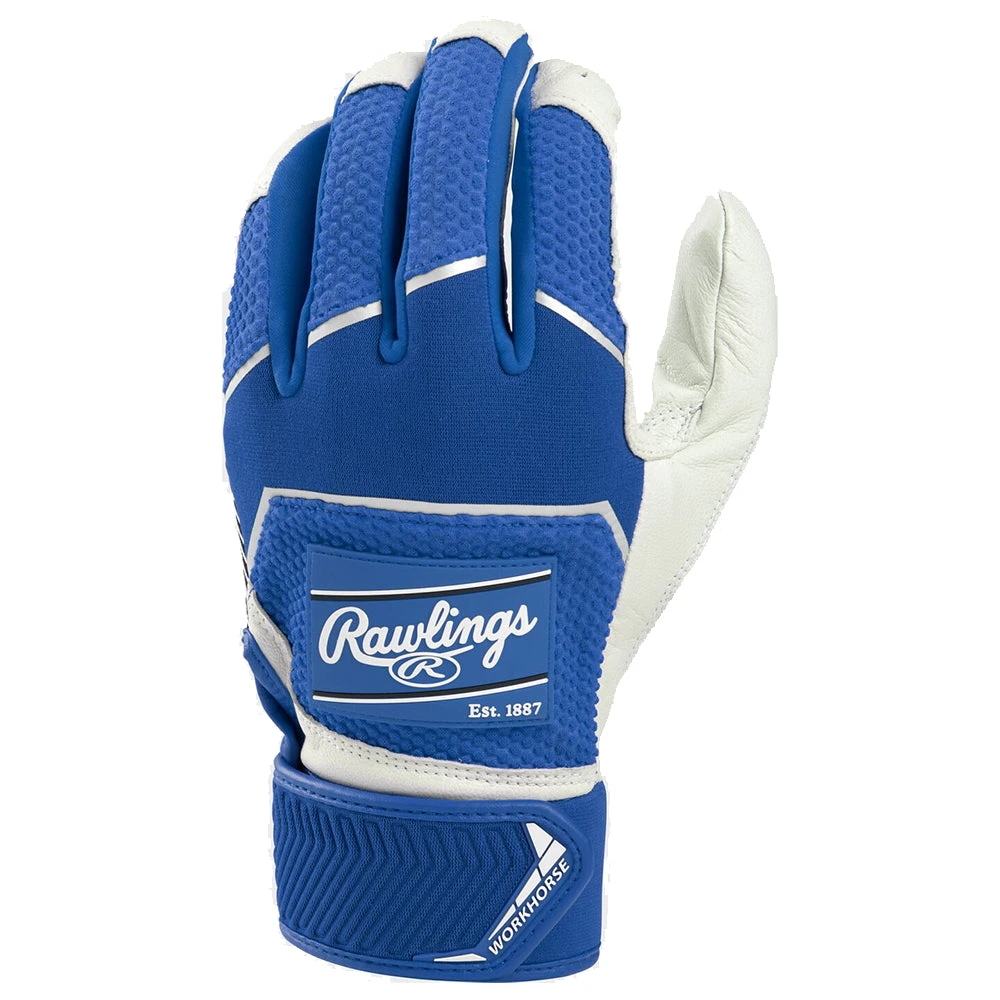 Rawlings Workhorse® Adult Batting Gloves: WH22BG 5 Rawlings Workhorse® Adult Batting Gloves: WH22BG