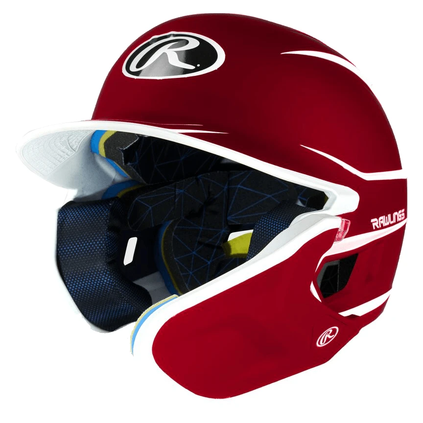 Rawlings Mach Adjust Senior Two-Tone Matte Baseball Batting Helmet With Adjustable Face Guard: MA14S Batting Helmets 3 Rawlings Mach Adjust Senior Two-Tone Matte Baseball Batting Helmet With Adjustable Face Guard: MA14S Batting Helmets