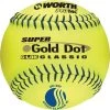 Slowpitch Softballs Worth Pro-Tac Classic M 12 Inch USSSA Softball (Dozen): UC12SY 2 Slowpitch Softballs Worth Pro-Tac Classic M 12 Inch USSSA Softball (Dozen): UC12SY